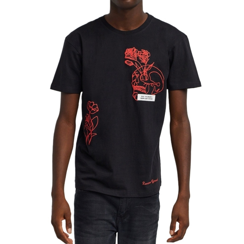 Reason Blessed Back Print Short Sleeved Tee